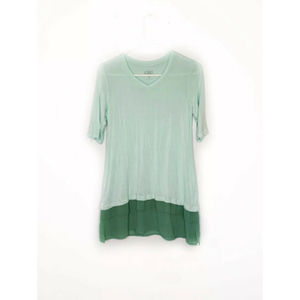 LOGO By Lori Goldstein V Neck Top Size XS